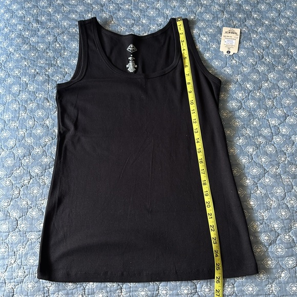 NWT St. John’s Bay Tank Top • Black - Picture 14 of 15